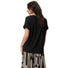 Damen T-Shirt aus strukturiertem Material