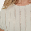 Damen T-Shirt mit Strukturmuster