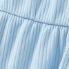 Mädchen Kleid mit Rippstruktur