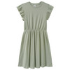 Mädchen Kleid mit Rippstruktur
