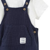 Newborn Set mit Latzshorts und T-Shirt