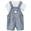 Newborn Set mit Latzshorts und T-Shirt