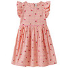 Mädchen Kleid mit Erdbeer-Print