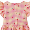 Mädchen Kleid mit Erdbeer-Print