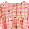 Mädchen Bluse mit Erdbeer-Print