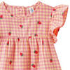 Mädchen Bluse mit Erdbeer-Print
