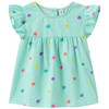 Mädchen Bluse mit Blumen-Print