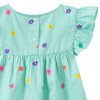 Mädchen Bluse mit Blumen-Print