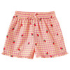 Mädchen Shorts mit Erdbeer-Print