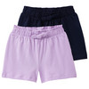 2 Mädchen Shorts mit Zierschleife