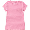 Mädchen T-Shirt mit Herz-Tasche