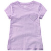 Mädchen T-Shirt mit Herz-Tasche