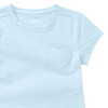 Mädchen T-Shirt mit Herz-Tasche
