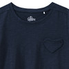 Mädchen T-Shirt mit Herz-Tasche