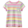 Mädchen T-Shirt mit Herz-Tasche