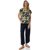 Damen Bluse mit Allover-Muster