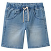 Jungen Jeansshorts mit Tunnelzug