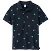 Jungen Poloshirt mit Allover-Print