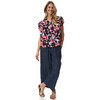 Damen Leinen-Hose mit Elastikbund