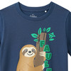 Kinder T-Shirt mit Faultier-Motiv