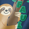 Kinder T-Shirt mit Faultier-Motiv