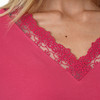 Damen T-Shirt mit Spitze