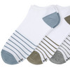 4 Paar Herren Sneaker-Socken mit Streifen