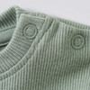 2 Newborn T-Shirts mit Rippstruktur