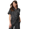 Damen Musselin-Bluse mit Allover-Muster