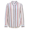 Damen Leinen-Bluse mit Streifen
