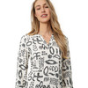 Damen Kleid mit Allover-Muster