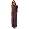 Damen Musselin-Hose mit Elastikbund