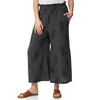 Damen Musselin-Hose mit gerüschtem Bund