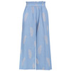 Damen Musselin-Hose mit gerüschtem Bund