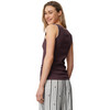 Damen Top mit Rippstruktur