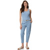 Damen Top mit Rippstruktur