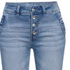 Damen Capri-Jeans in Denim-Optik
