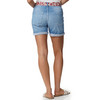 Damen Jeans-Shorts mit Bindegürtel