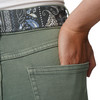 Damen Jeans-Shorts mit Bindegürtel