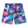 Jungen Badeshorts im Tropical-Look