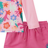 Mädchen UV-Set mit Badeshirt und Shorts UPF40