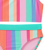 Mädchen Bikini mit bunten Streifen