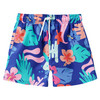 Jungen Badeshorts im Tropical-Look