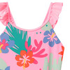 Mädchen Badeanzug im Tropical-Look