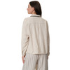 Damen Leinen-Bluse mit Knopfleiste