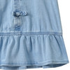 Mädchen Bluse in Denim-Optik