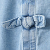 Mädchen Bluse in Denim-Optik