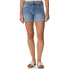 Damen Boyfriend-Jeansshorts mit Gürtel