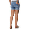 Damen Boyfriend-Jeansshorts mit Gürtel