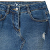 Mädchen Jeansrock mit Used-Details